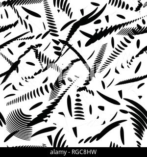 Geometrical chaotic dot pattern brochure background template - trendy ...