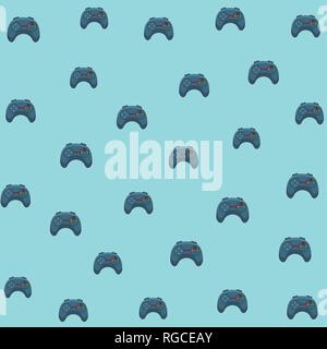 video game controller cartoon Stock Vector