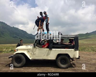 Mount Bromo experience Stock Photo