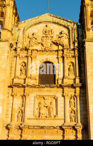 Church of Santo Domingo de Guzman, oaxaca, mexico Stock Photo