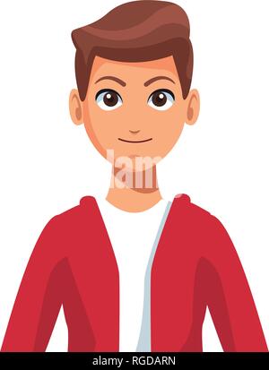 young man cartoon Stock Vector