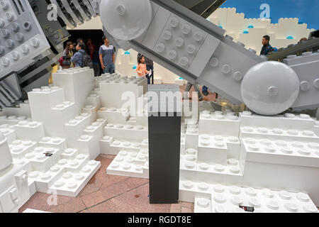 HONG KONG - CIRCA DECEMBER, 2015: the Force Awakens exhibition at Times Square Stock Photo