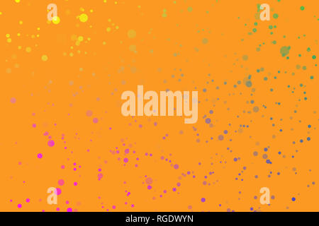 confetti flicker color gradient orange background Stock Photo