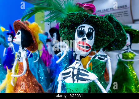 Novelty souvenirs of Mexico for sale at Mexico City Airport Stock Photo