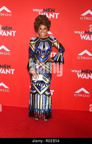 Los Angeles, CA, USA. 28th Jan, 2019. Phoebe Robinson at arrivals for WHAT MEN WANT Premiere, Regency Village Theatre - Westwood, Los Angeles, CA January 28, 2019. Credit: Priscilla Grant/Everett Collection/Alamy Live News Stock Photo