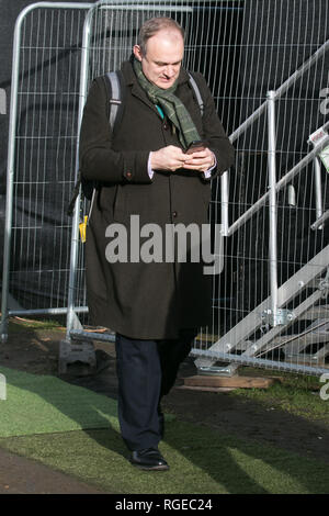 London, UK. 29th Jan, 2019. Ed Davey Liberal Democrat MP for Kingston and Surbition interviewed by the Media at College Green as members of Parliament debate and vote on several Brexit amendments Credit: amer ghazzal/Alamy Live News Stock Photo