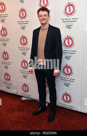 London, UK. 29th Jan 2019. Chris Walley at The Critics' Circle Theatre Awards annual ceremony which celebrates the achievements of 2018's theatre productions, at Prince of Wales Theatre Credit: Nils Jorgensen/Alamy Live News Stock Photo