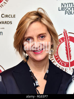 London, UK. 29th Jan 2019. Marianne Elliott at The Critics' Circle Theatre Awards annual ceremony which celebrates the achievements of 2018's theatre productions, at Prince of Wales Theatre Credit: Nils Jorgensen/Alamy Live News Stock Photo