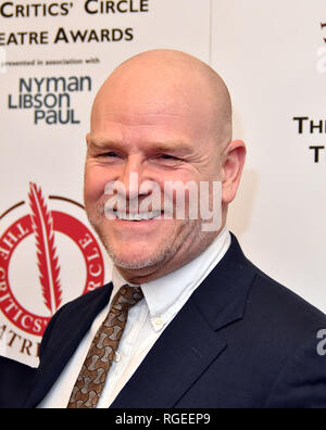 London, UK. 29th Jan 2019. Chris Harper at The Critics' Circle Theatre Awards annual ceremony which celebrates the achievements of 2018's theatre productions, at Prince of Wales Theatre Credit: Nils Jorgensen/Alamy Live News Stock Photo