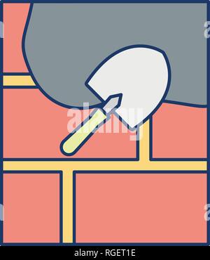 Brick wall Vector Icon Sign Icon Vector Illustration For Personal And Commercial Use... Clean Look Trendy Icon... Stock Vector