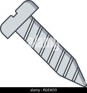Screw Vector Icon Sign Icon Vector Illustration For Personal And Commercial Use... Clean Look Trendy Icon... Stock Vector