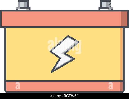 Battery Vector Icon Sign Icon Vector Illustration For Personal And Commercial Use... Clean Look Trendy Icon... Stock Vector