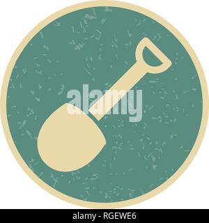 Shovel Vector Icon Sign Icon Vector Illustration For Personal And Commercial Use... Clean Look Trendy Icon... Stock Vector