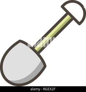 Shovel Vector Icon Sign Icon Vector Illustration For Personal And Commercial Use... Clean Look Trendy Icon... Stock Vector