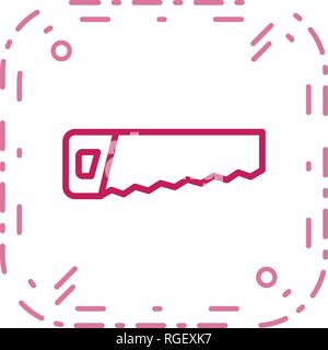 Saw Vector Icon Sign Icon Vector Illustration For Personal And Commercial Use... Clean Look Trendy Icon... Stock Vector