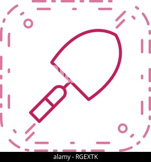 Trowel Vector Icon Sign Icon Vector Illustration For Personal And Commercial Use... Clean Look Trendy Icon... Stock Vector