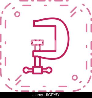 Vise Vector Icon Sign Icon Vector Illustration For Personal And Commercial Use... Clean Look Trendy Icon... Stock Vector