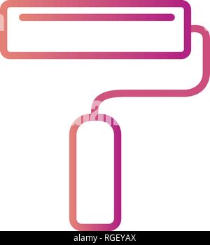 Paint roller Vector Icon Sign Icon Vector Illustration For Personal And Commercial Use... Clean Look Trendy Icon... Stock Vector