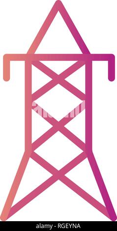 Electric tower Vector Icon Sign Icon Vector Illustration For Personal And Commercial Use... Clean Look Trendy Icon... Stock Vector