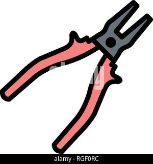 Plier Vector Icon Sign Icon Vector Illustration For Personal And Commercial Use... Clean Look Trendy Icon... Stock Vector
