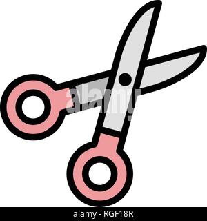 Scissor Vector Icon Sign Icon Vector Illustration For Personal And Commercial Use... Clean Look Trendy Icon... Stock Vector