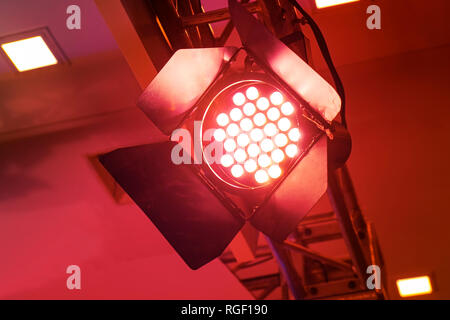 LED Light on mall roof. Stock Photo
