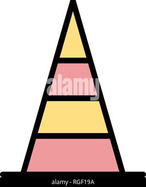 Cone Vector Icon Sign Icon Vector Illustration For Personal And Commercial Use... Clean Look Trendy Icon... Stock Vector