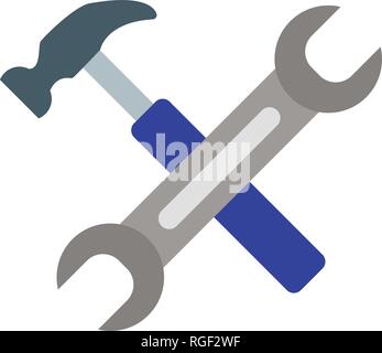 Tools Vector Icon Sign Icon Vector Illustration For Personal And Commercial Use... Clean Look Trendy Icon... Stock Vector