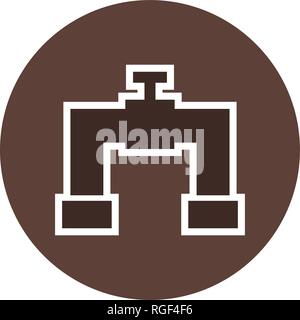 Pipe Vector Icon Sign Icon Vector Illustration For Personal And Commercial Use... Clean Look Trendy Icon... Stock Vector