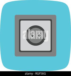 Socket Vector Icon Sign Icon Vector Illustration For Personal And Commercial Use... Clean Look Trendy Icon... Stock Vector