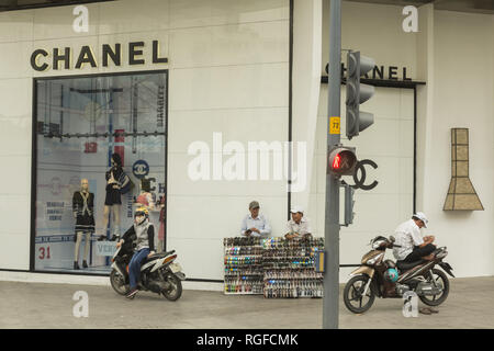 Chanel store in Saigon, Ho CHi Minh City, Vietnam Stock Photo - Alamy