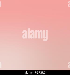 Living Coral Trendy Gradient Background. Defocused Soft Red or PinkColor Blurred Backdrop. Stock Vector