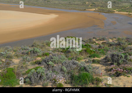 Bordeira beach near the village of Carrapateira, in the Algarve region of southwestern Portugal Stock Photo