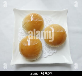 Chinese Dessert,Hong Kong style bread. Stock Photo