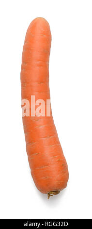 Whole carrot isolated on white Stock Photo