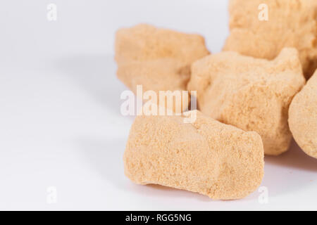 Brewer's yeast isolated on white background Stock Photo