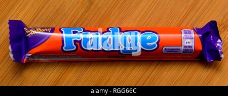 cadbury fudge bar Stock Photo