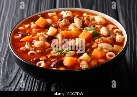 vegetables pasta alamy soup ditalini beef fagioli ground traditional table stew