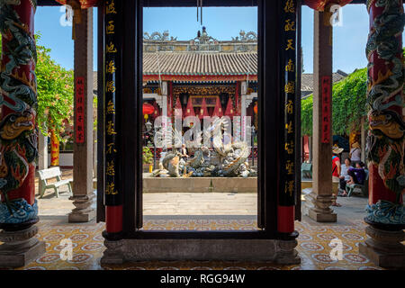 Quang Dong temple in Hoi An, Vietnam Stock Photo