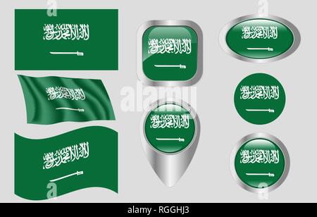 Flag of Saudi Arabia Stock Vector