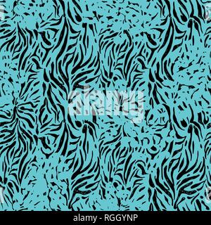 Fashion animal skin. Textured seamless pattern. Nature background Stock Vector