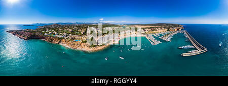 Spain, Balearic Islands, Mallorca, El Toro, Port Adriano Stock Photo