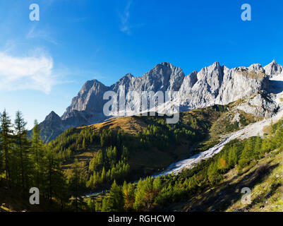 Austria, Styria, Salzkammergut, Dachstein massif, Dachstein south face Stock Photo