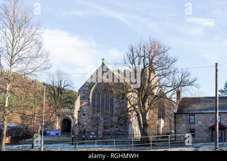 St Margaret's Episcopal Church in the village of Braemar, Aberdeenshire, Scotland, UK Stock Photo