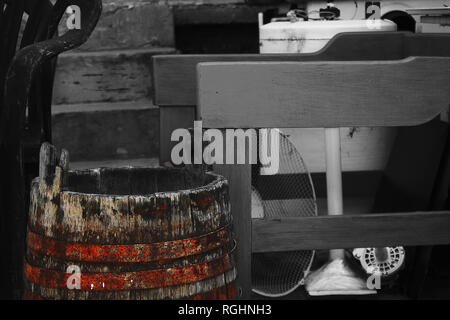 red barrel Stock Photo