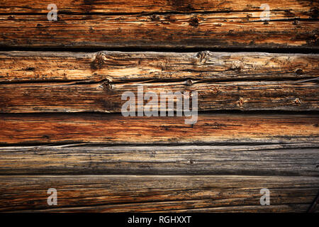 Old wooden grunge board closeup. Natural texture. Can be used like nature background Stock Photo