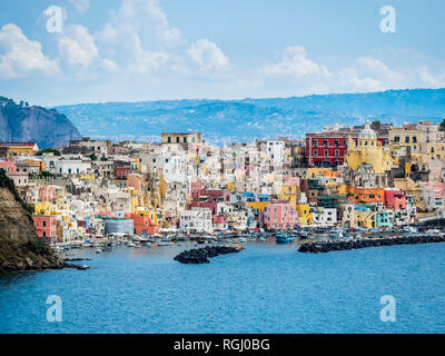 Italy, Campania, Gulf of Naples, Phlegraean Islands, Procida Island Stock Photo