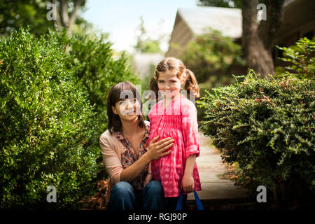 Mother and daughter spending time together. Stock Photo