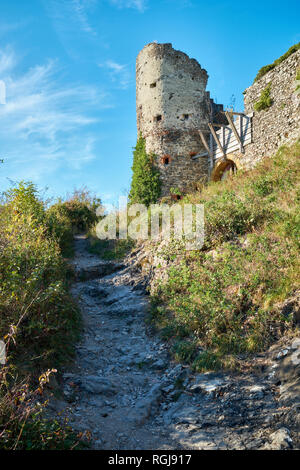 Germany, Baden-Wuerttemberg, Constance district, footpath to Maegdeberg Castle Stock Photo