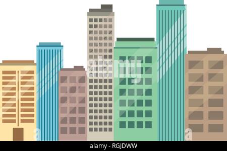 real state buildings cartoon Stock Vector Image & Art - Alamy